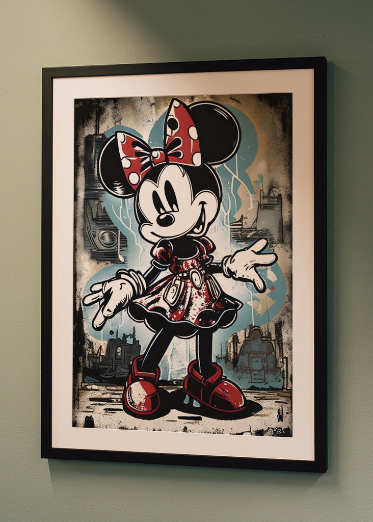 Super Minnie Mouse Pop Art