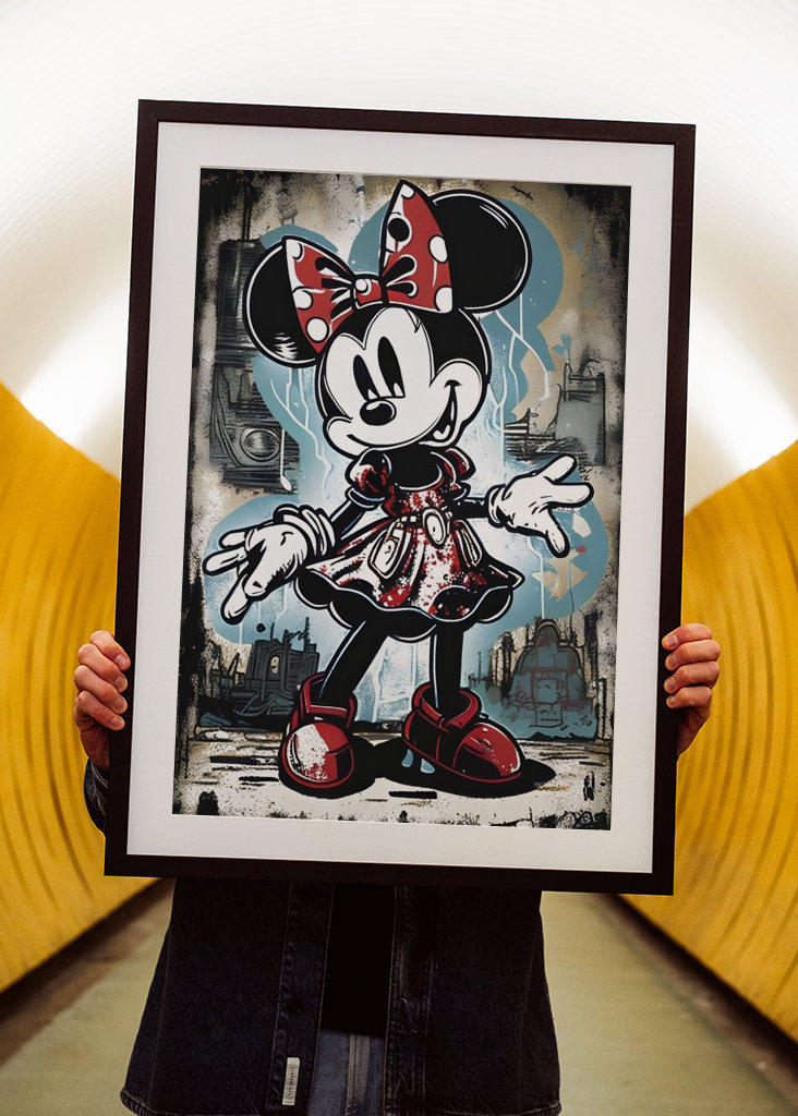 Super Minnie Mouse Pop Art