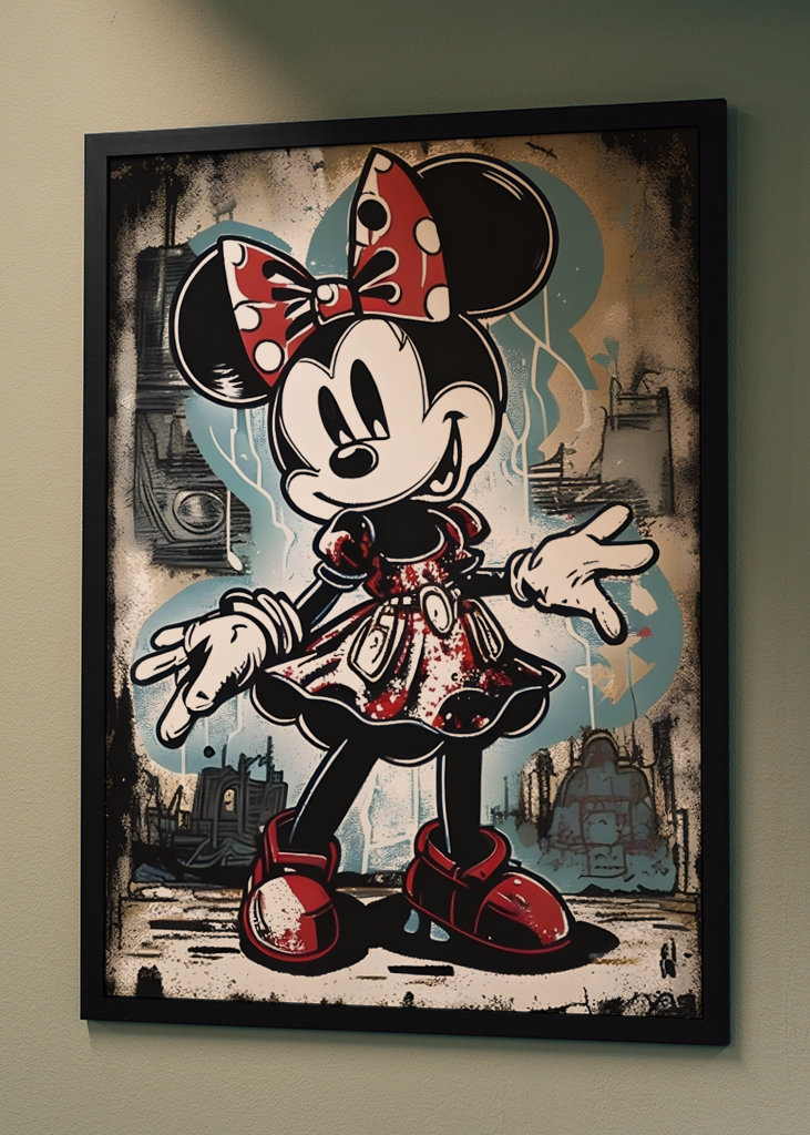 Super Minnie Mouse Pop Art