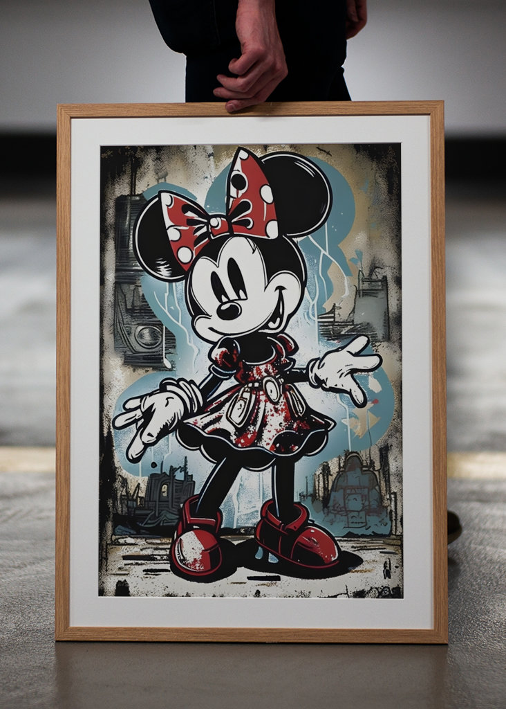 Super Minnie Mouse Pop Art