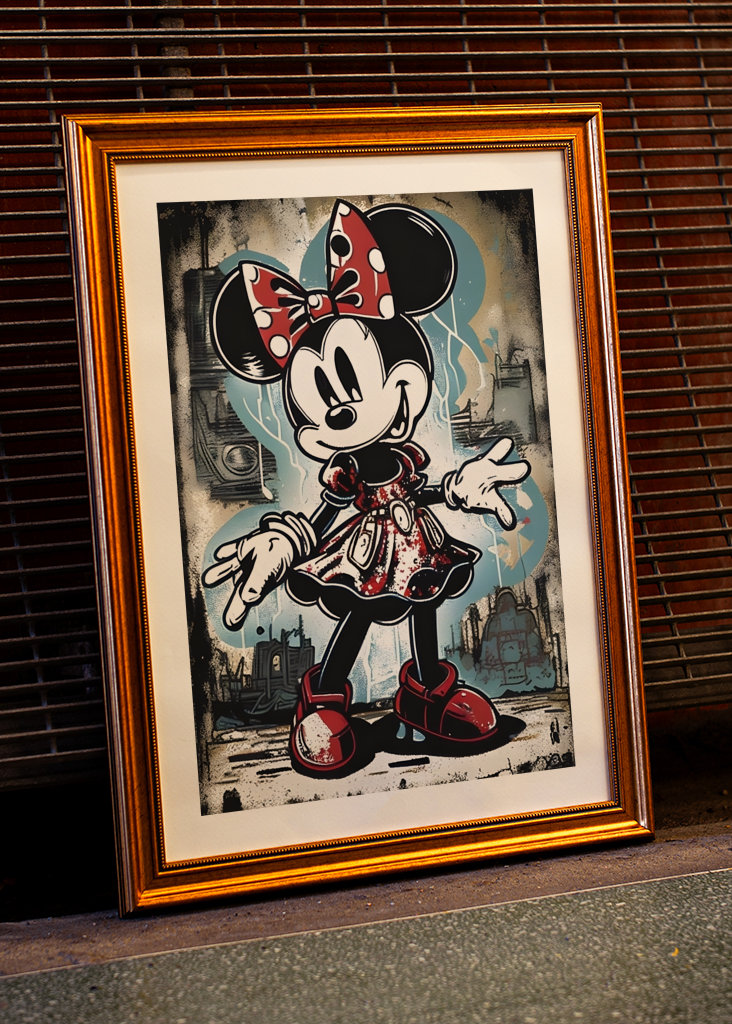 Super Minnie Mouse Pop Art