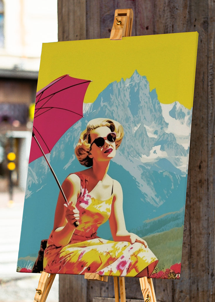 FEMME MONTAGNARDE SUISSE