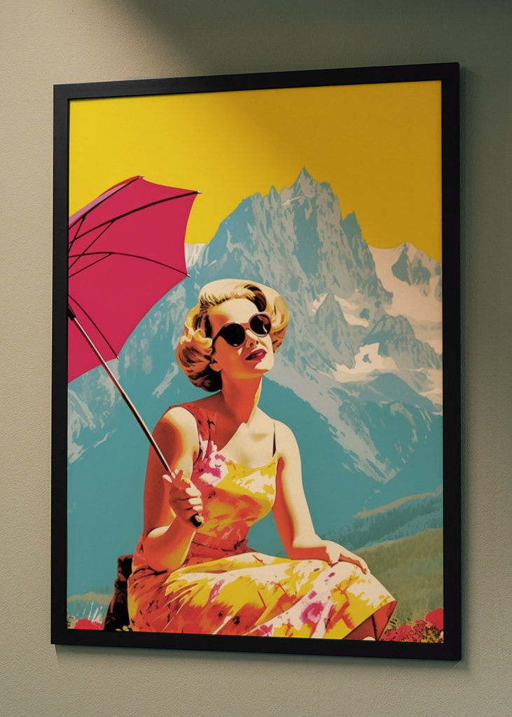 FEMME MONTAGNARDE SUISSE