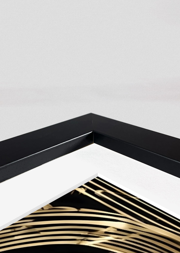 Essence de vent Art Déco en Noir