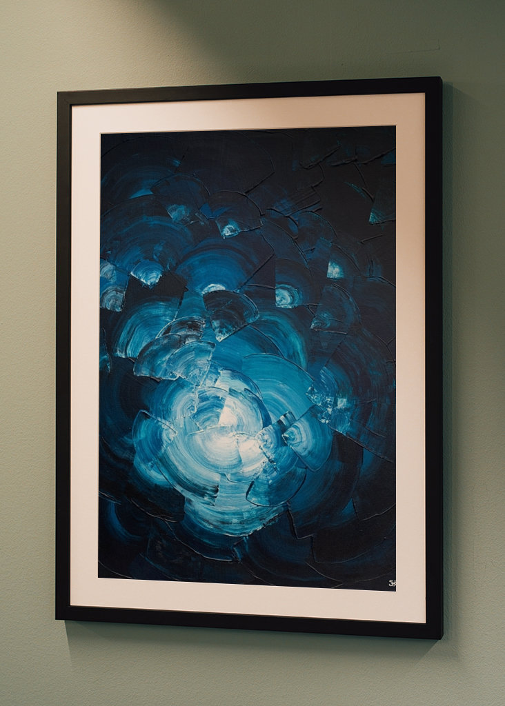 Blue abstract - Fragmented