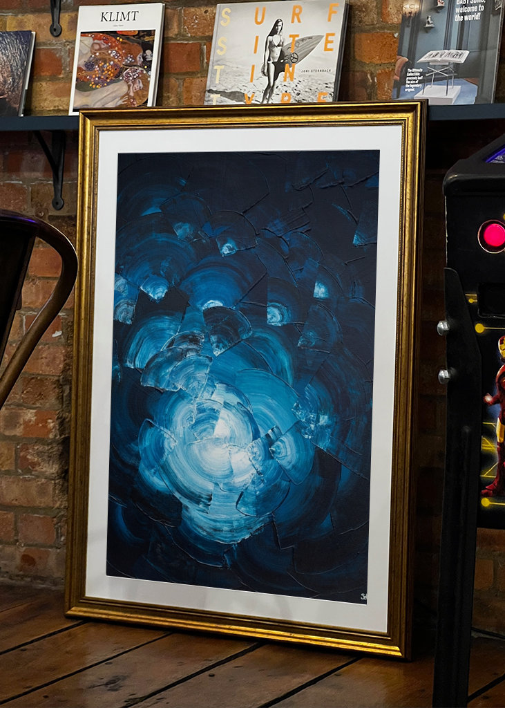 Blue abstract - Fragmented