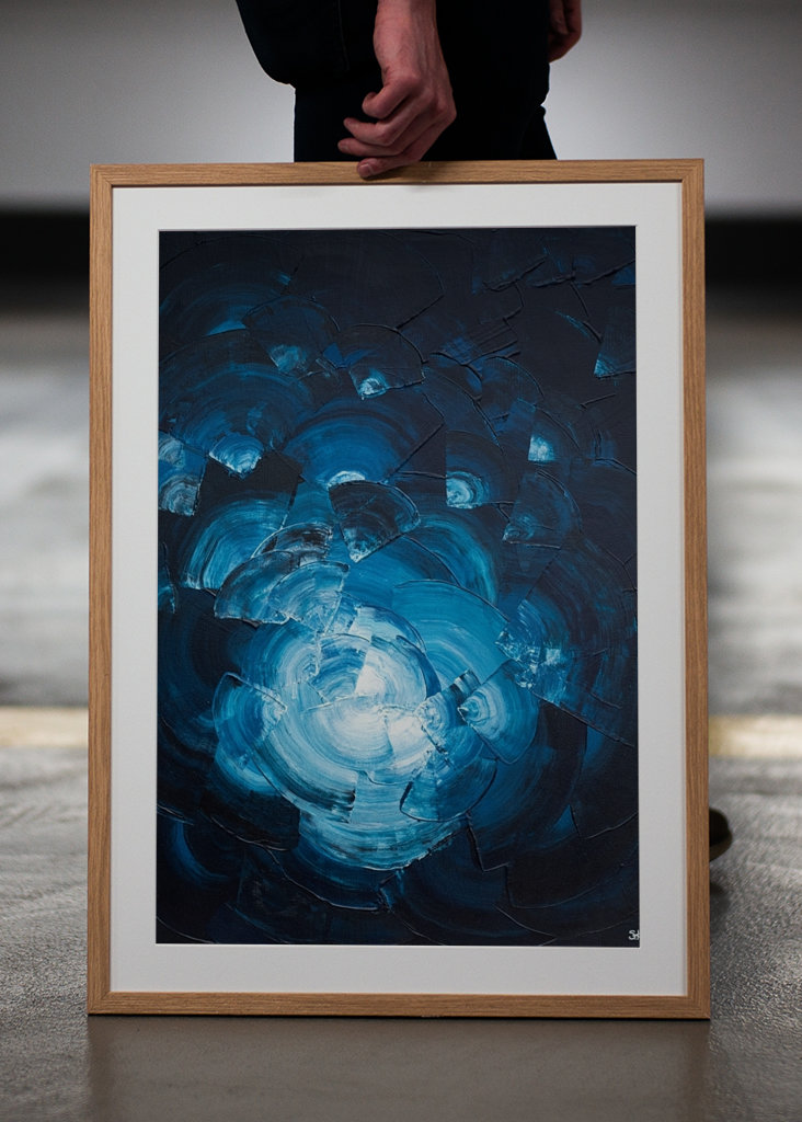 Blue abstract - Fragmented