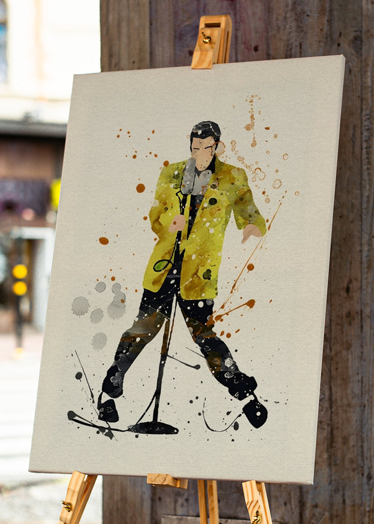 Elvis Gold Jacket Minimalist