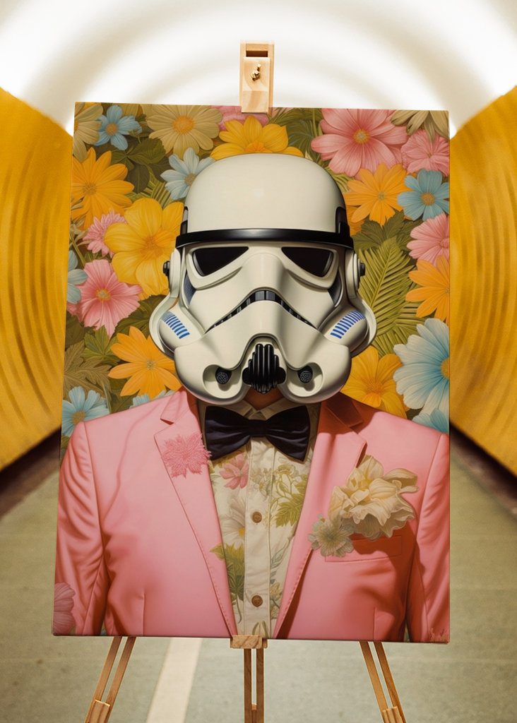 Stormtrooper Flower Art