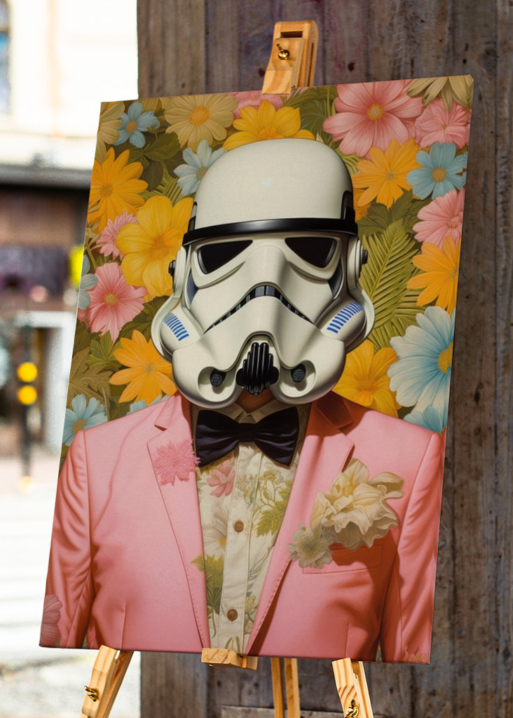 Stormtrooper Flower Art
