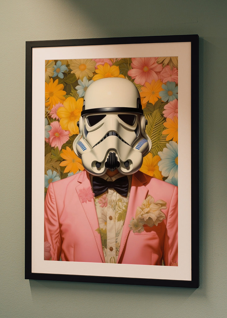 Stormtrooper Flower Art