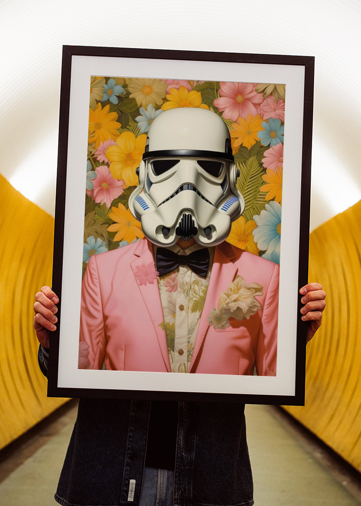 Stormtrooper Flower Art