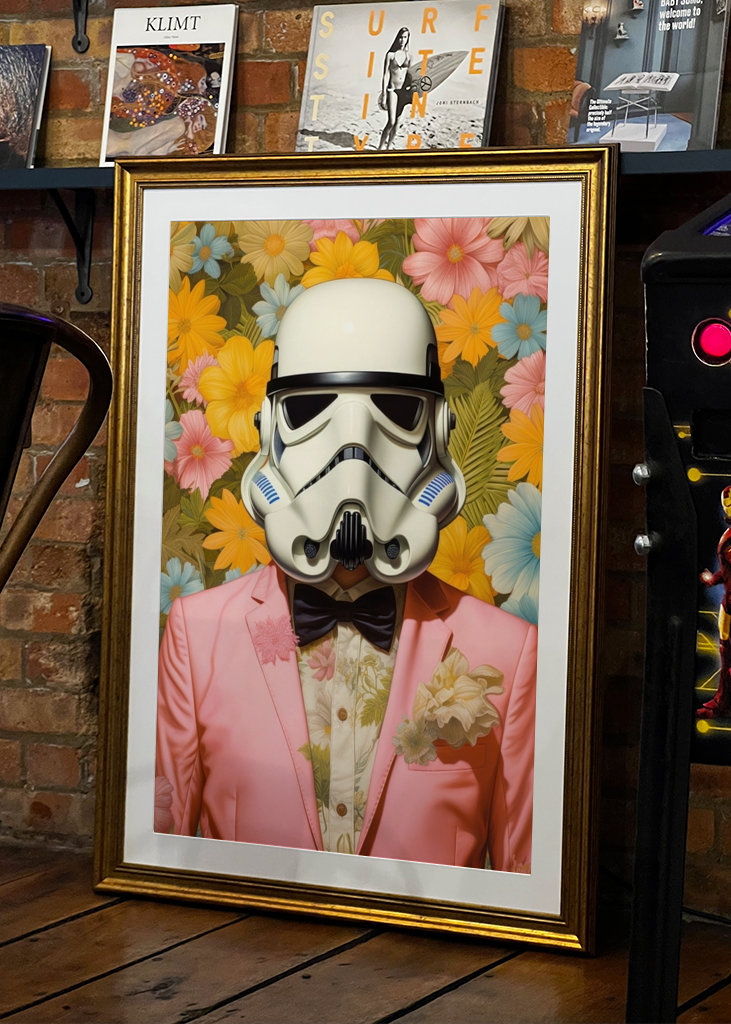 Stormtrooper Flower Art