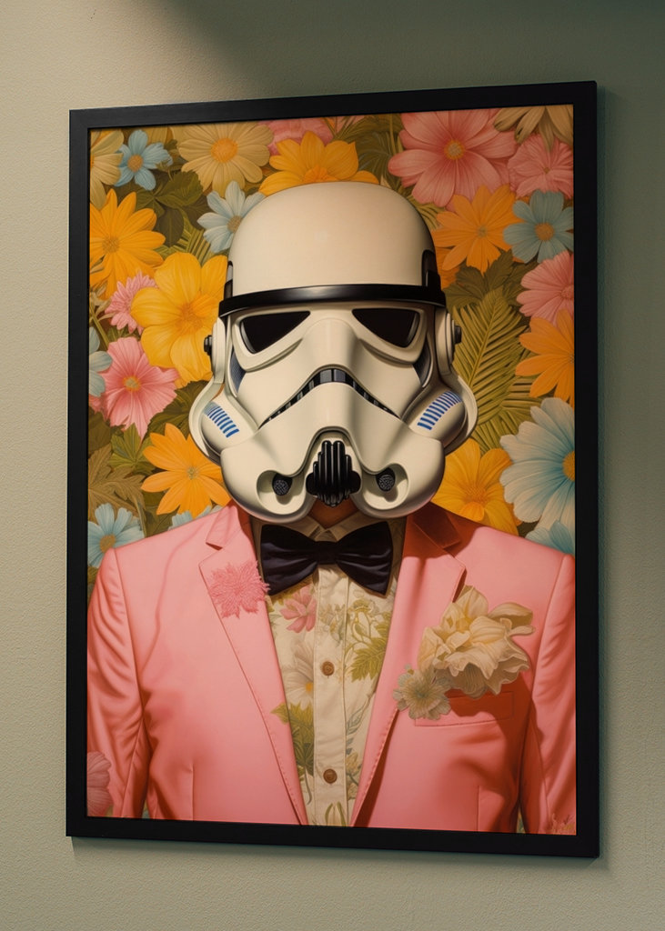 Stormtrooper Flower Art