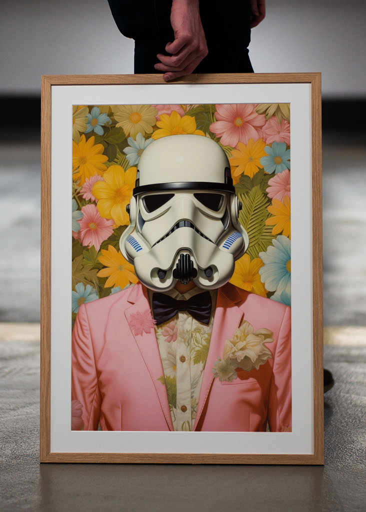 Stormtrooper Flower Art