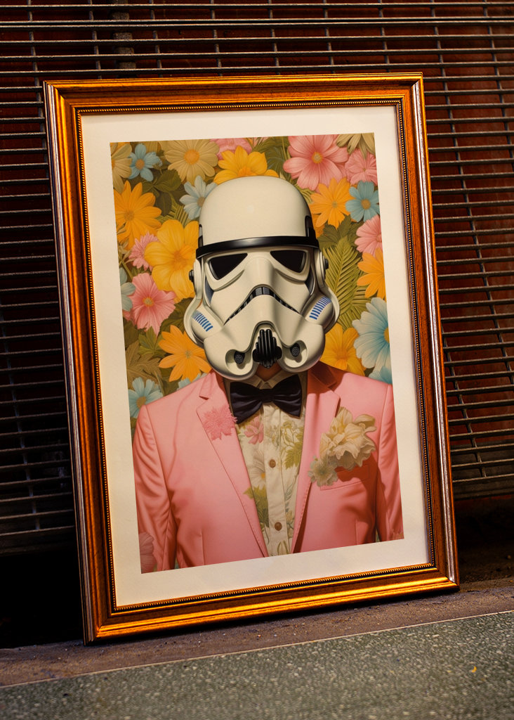 Stormtrooper Flower Art