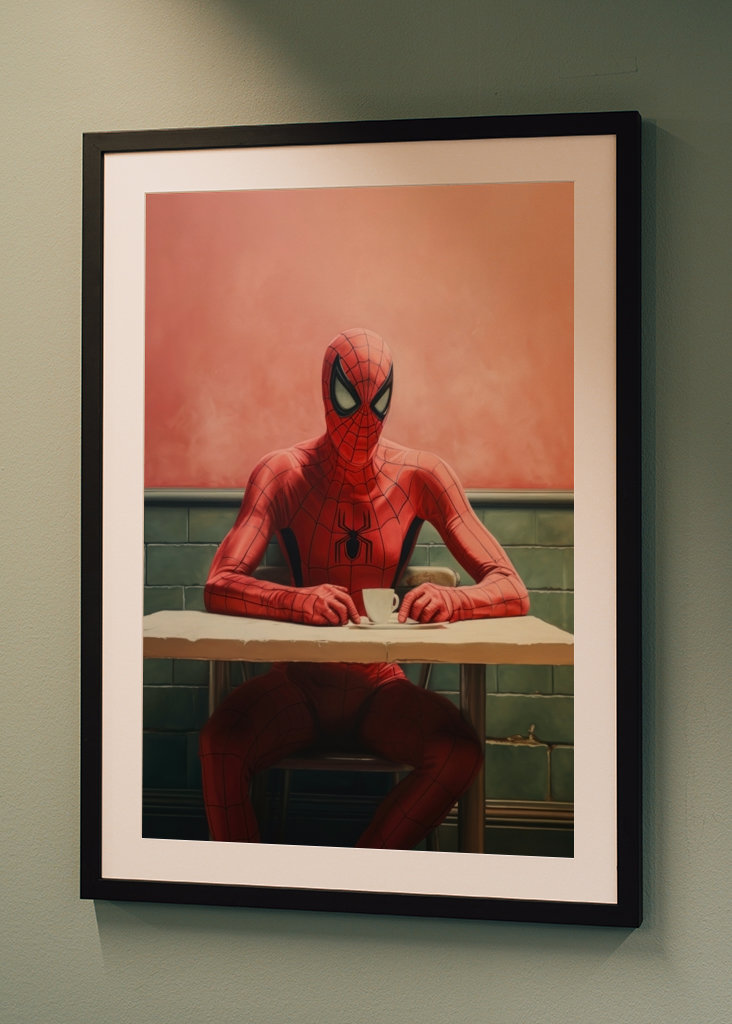 Lonely Spiderman Pop Art