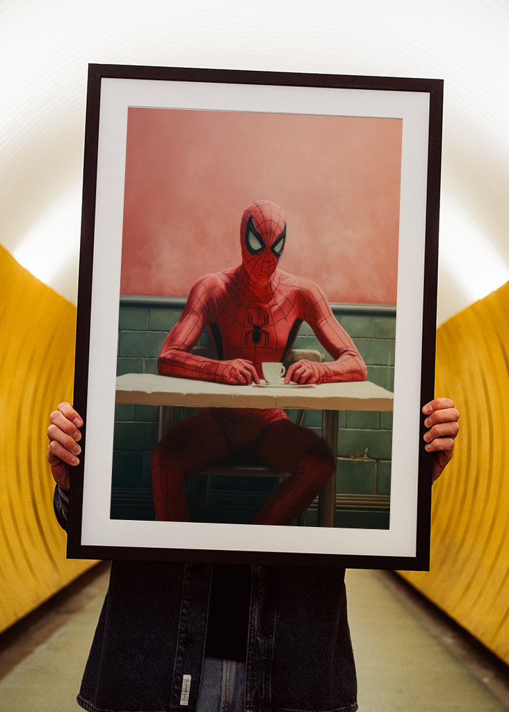 Lonely Spiderman Pop Art