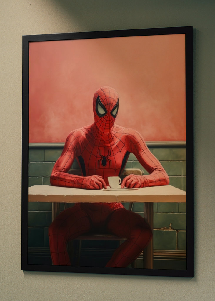 Lonely Spiderman Pop Art