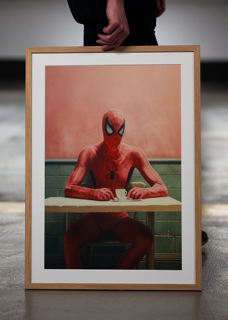 Lonely Spiderman Pop Art