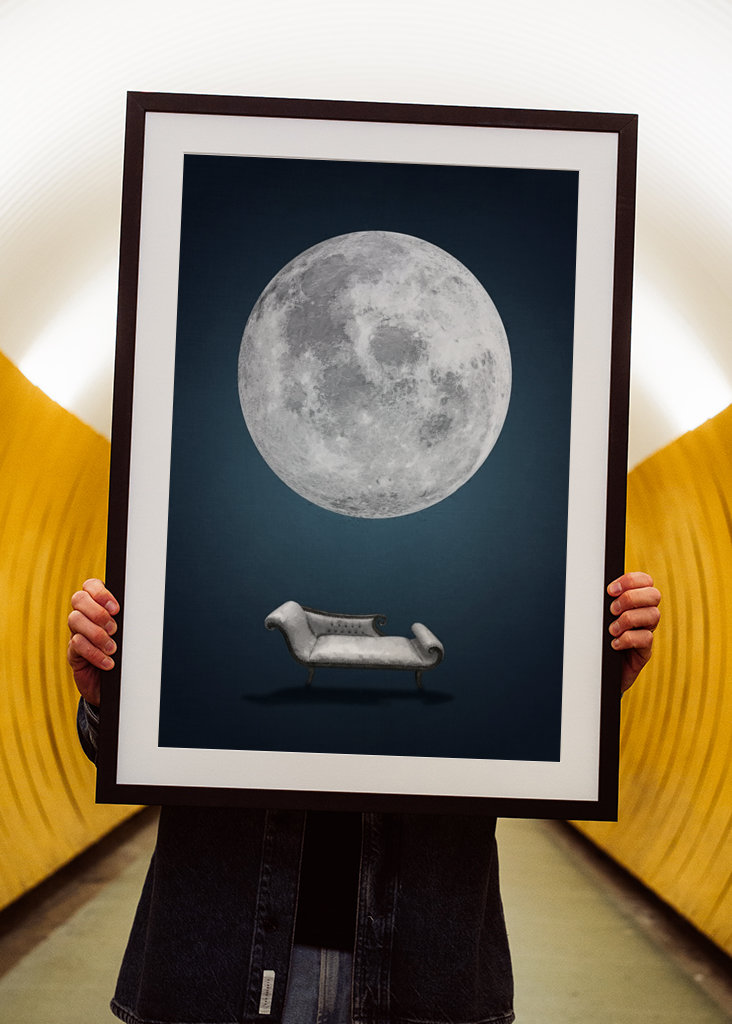 Ta en pause og se på månen