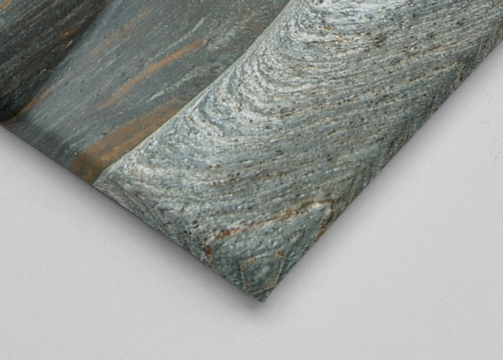 water-polished stone slab