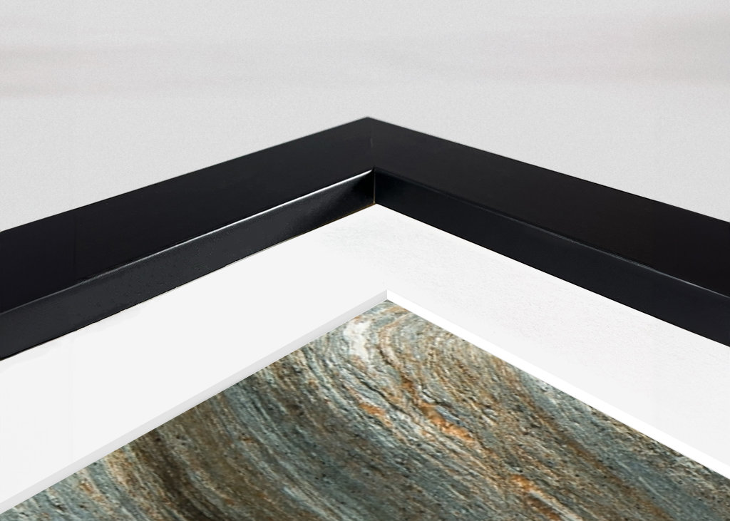 water-polished stone slab