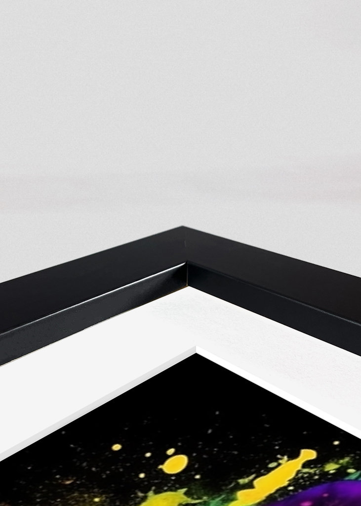 Aquarell abstrakter Löwe