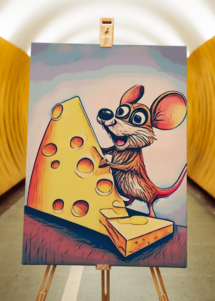 Happiness is a Piece of Cheese