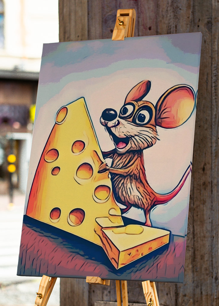 Happiness is a Piece of Cheese