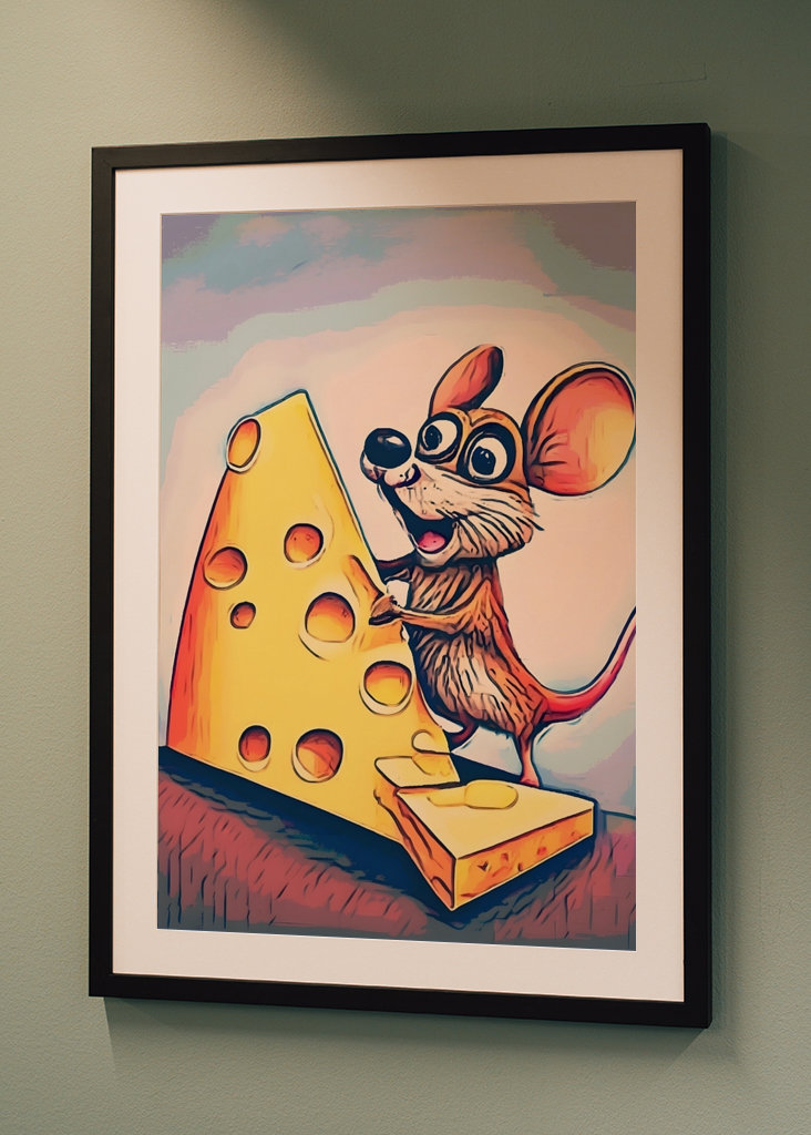 Happiness is a Piece of Cheese