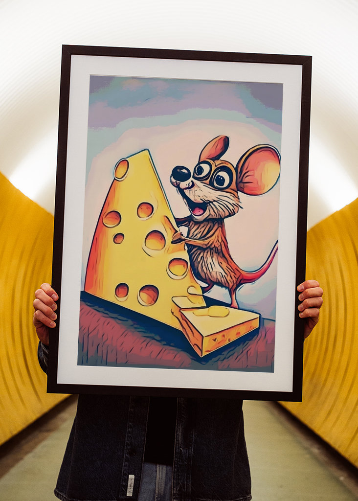 Happiness is a Piece of Cheese