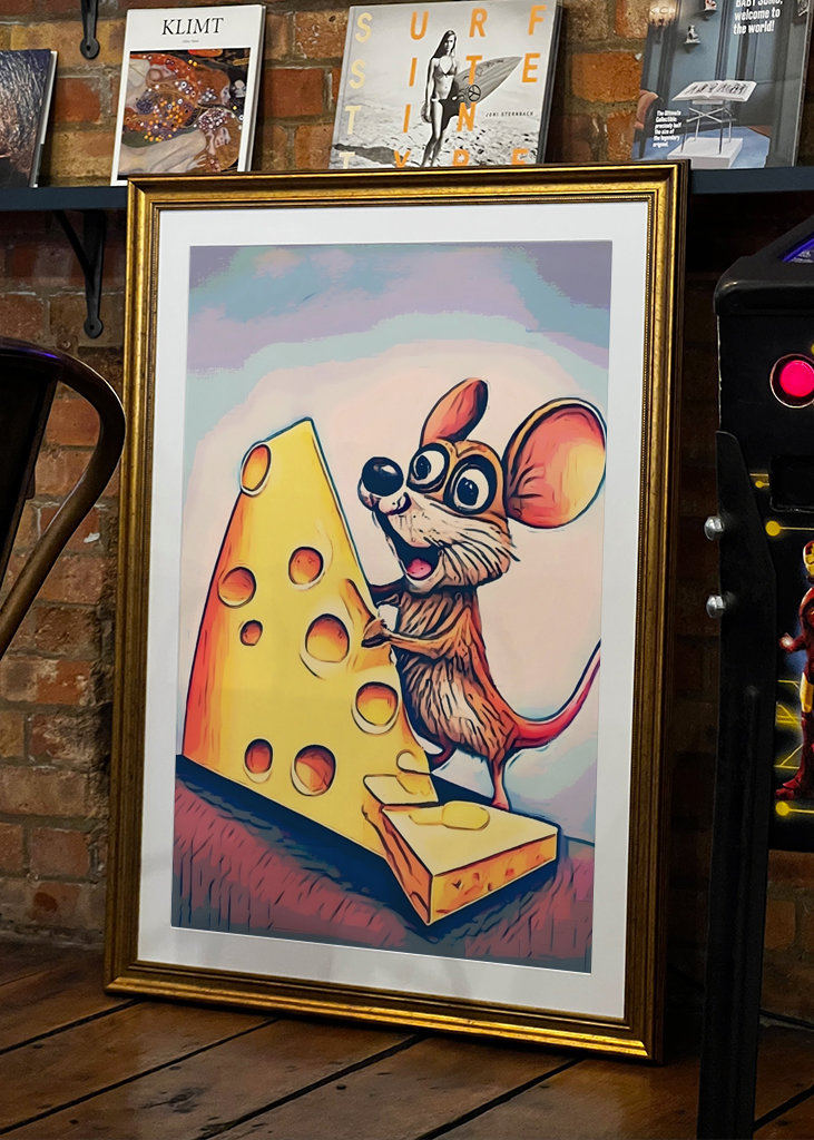 Happiness is a Piece of Cheese