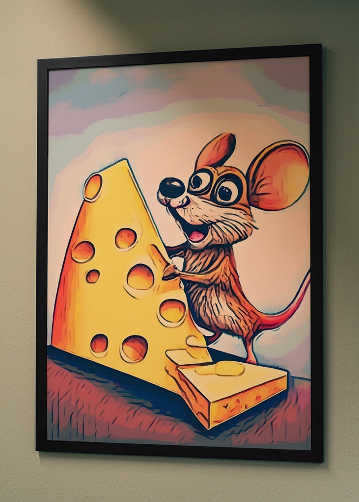 Happiness is a Piece of Cheese