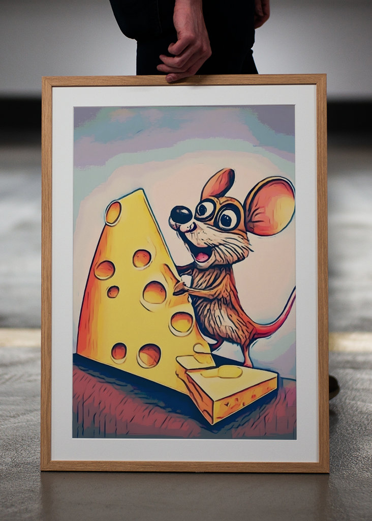 Happiness is a Piece of Cheese