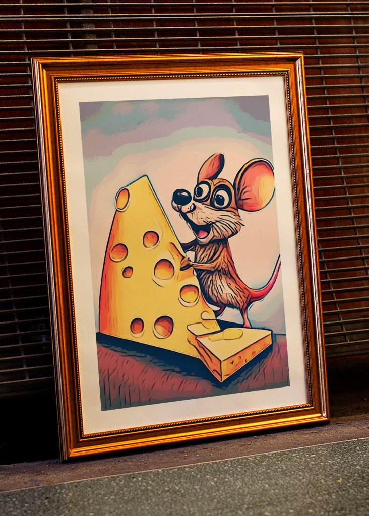 Happiness is a Piece of Cheese