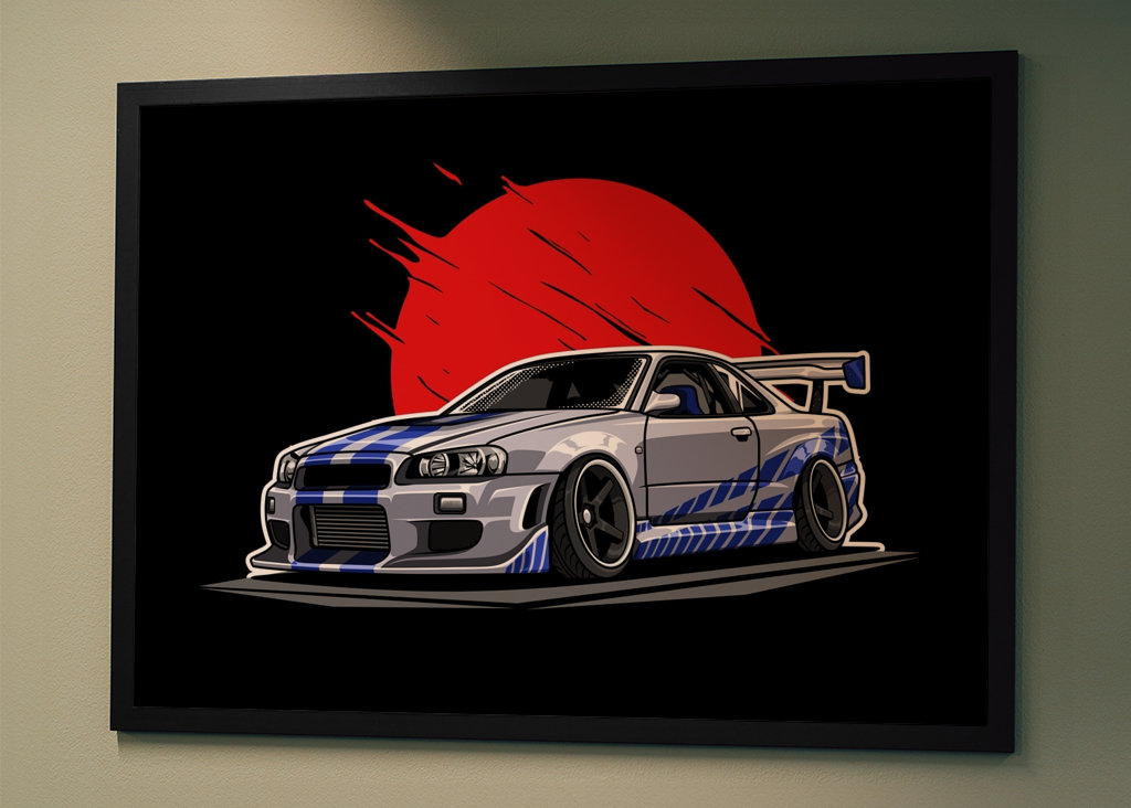 Nissan GT-R R34 Godzilla FF
