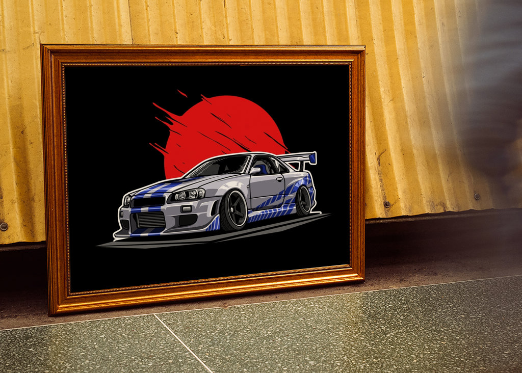 Nissan GT-R R34 Godzilla FF