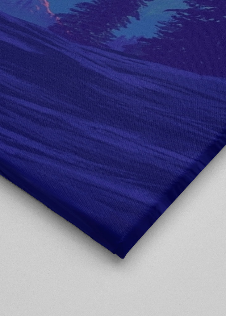 Fantasy bergslandskap