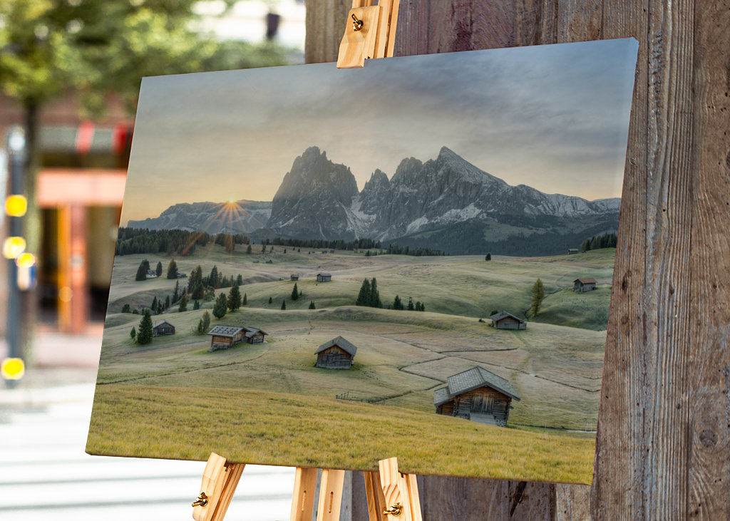 Alpe di Siusi in Zuid-Tirol