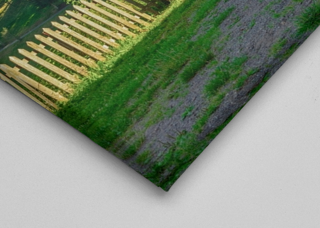 Landschaft mit Bauernhof