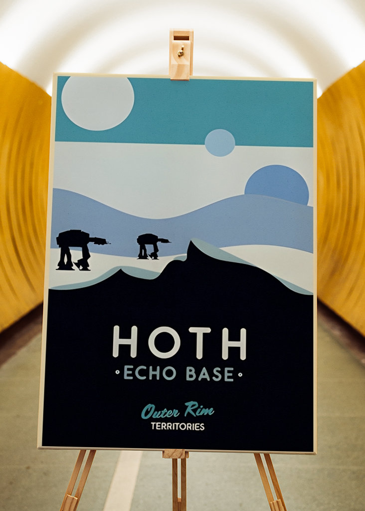 Star Wars Planet Poster