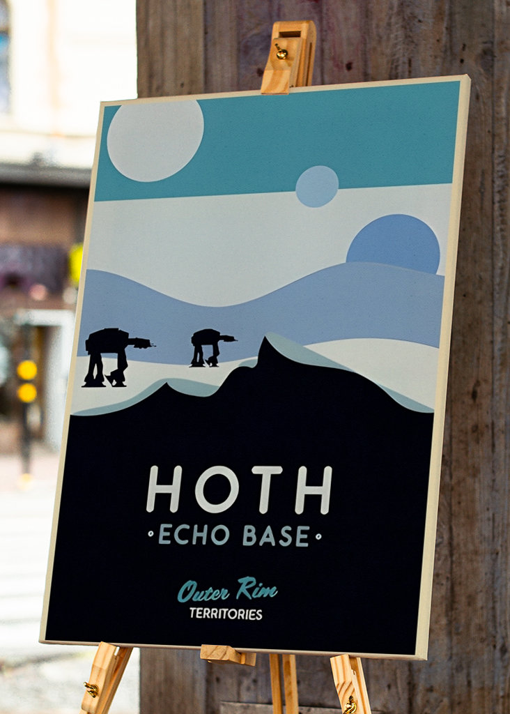 Star Wars Planet Poster