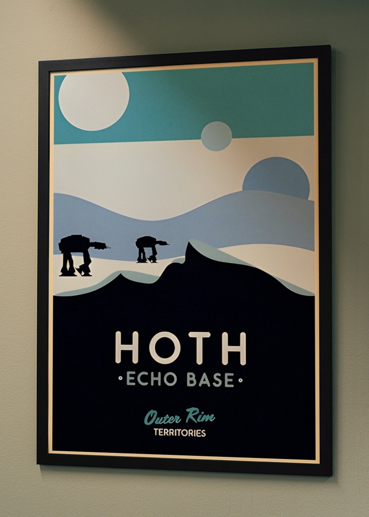 Star Wars Planet Poster