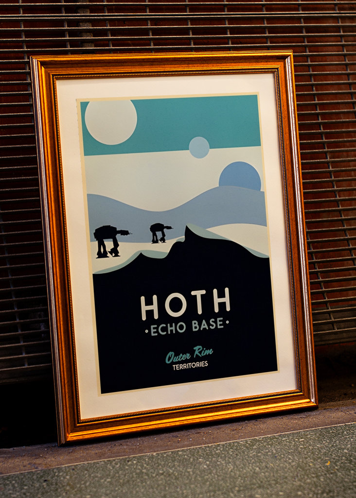 Star Wars Planet Poster