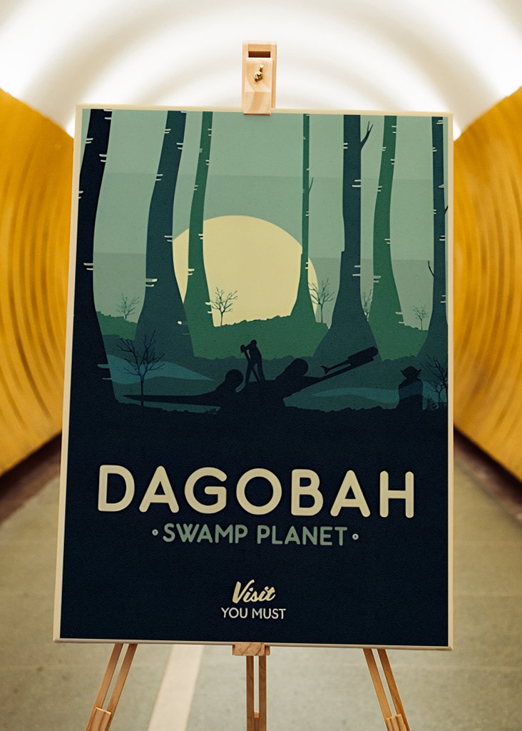 Star Wars Planet Poster