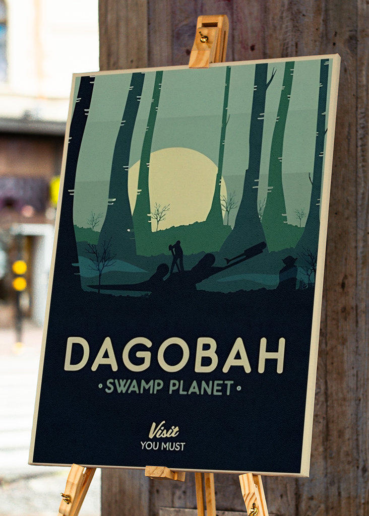 Star Wars Planet Poster