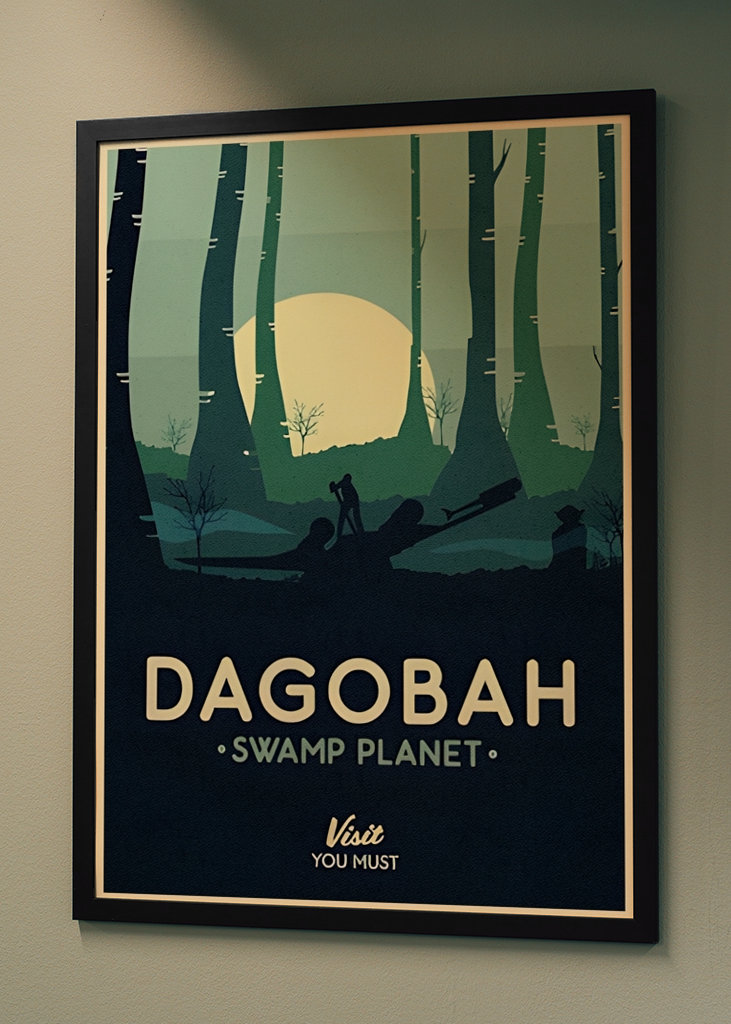 Star Wars Planet Poster