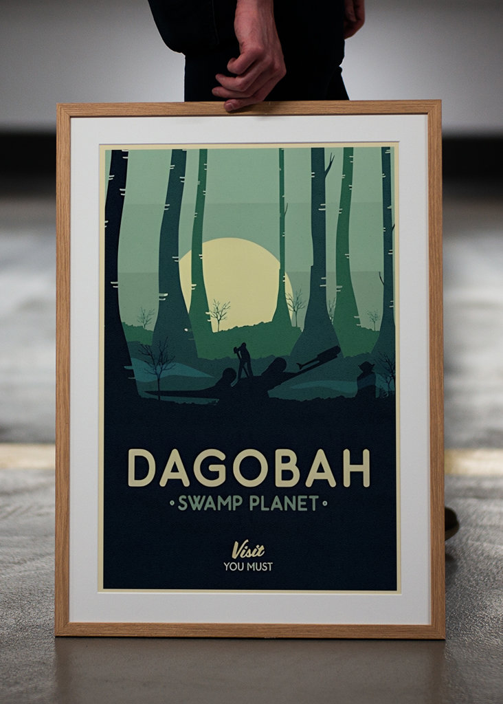 Star Wars Planet Poster