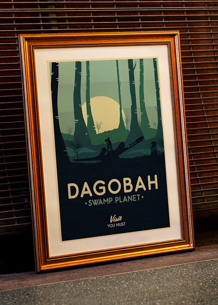 Star Wars Planet Poster